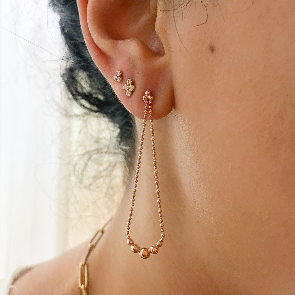 Vnox Elegant Long Chain Earrings for Women, Gold Color Stainless Steel  Threader Line Dangle Earrings Party Daily Wear Jewelry